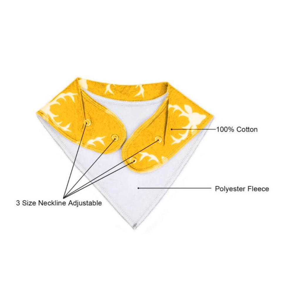 Cotton Baby Bibs with Pacifier Holder Set (3pcs) Feeding Cotton Baby Bibs with Pacifier Holder Set (3pcs) Feeding