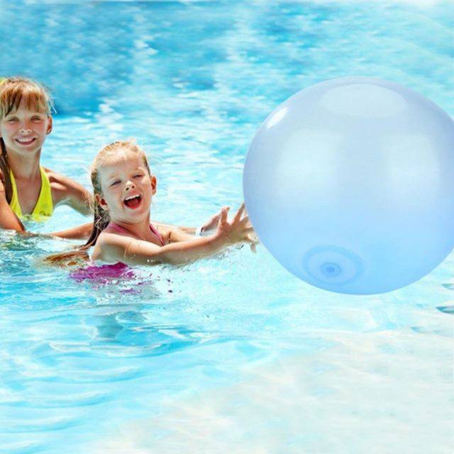 Indestructible Bubble Ball Activity & Entertainment Baby Care Color : Green|Pink|Blue|Yellow Indestructible Bubble Ball Activity & Entertainment Baby Care