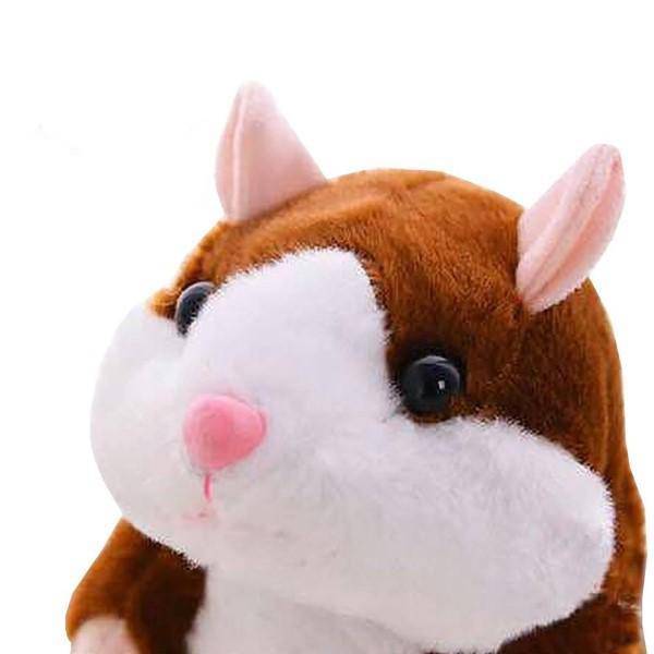 Talking Hamster Plush Toy Baby & Toddler Toys Color : Grey|Light Brown|Dark Brown Talking Hamster Plush Toy Baby & Toddler Toys