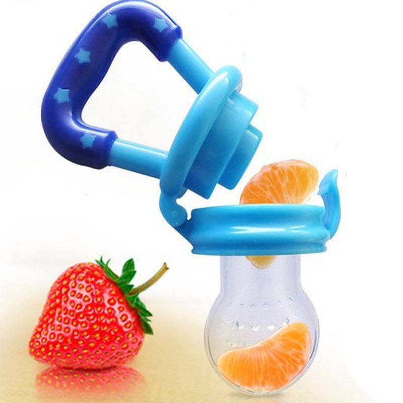 Fruit Feeder Pacifier Feeding Set : Blue 3pcs (S,M,L)|Pink 3pcs (S,M,L) Fruit Feeder Pacifier Feeding