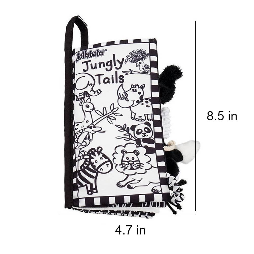 Black and White Soft Cloth Books for Babies Activity & Entertainment 