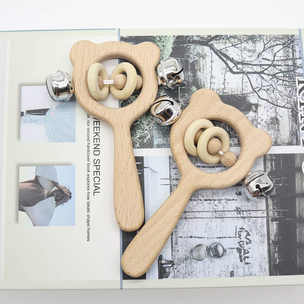 Wooden Rattle Baby & Toddler Toys Wooden Rattle Baby & Toddler Toys