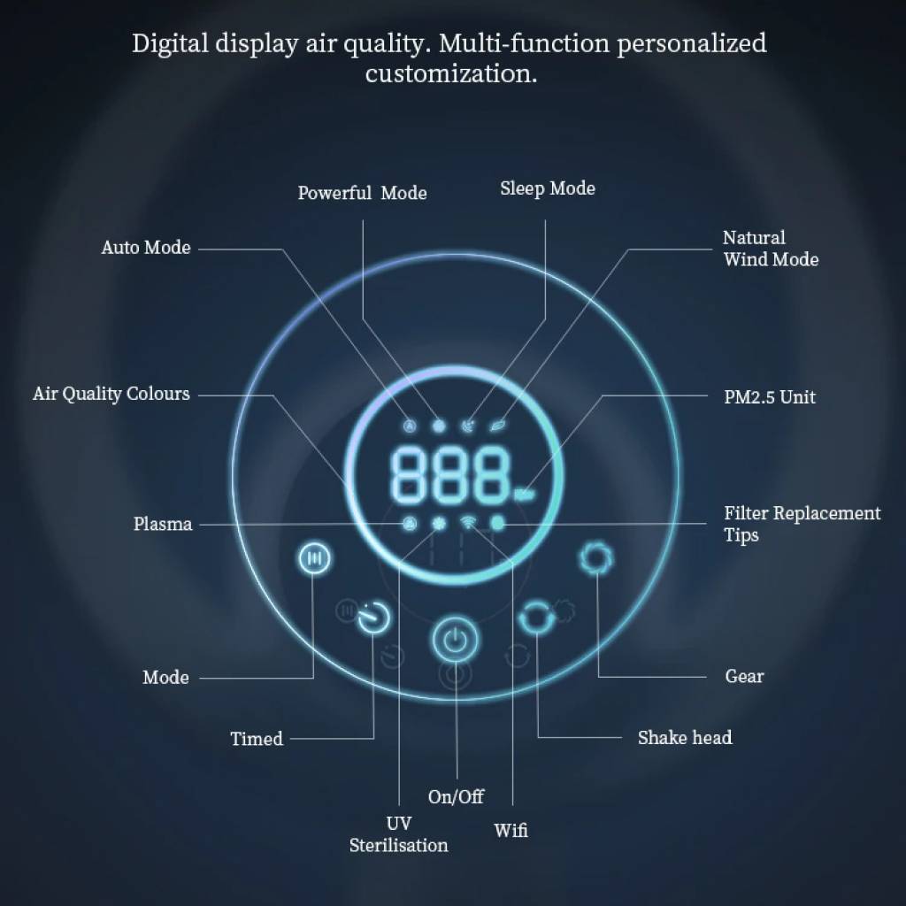 Bladeless Fan with HEPA Air Purifier Baby Care Bladeless Fan with HEPA Air Purifier Baby Care