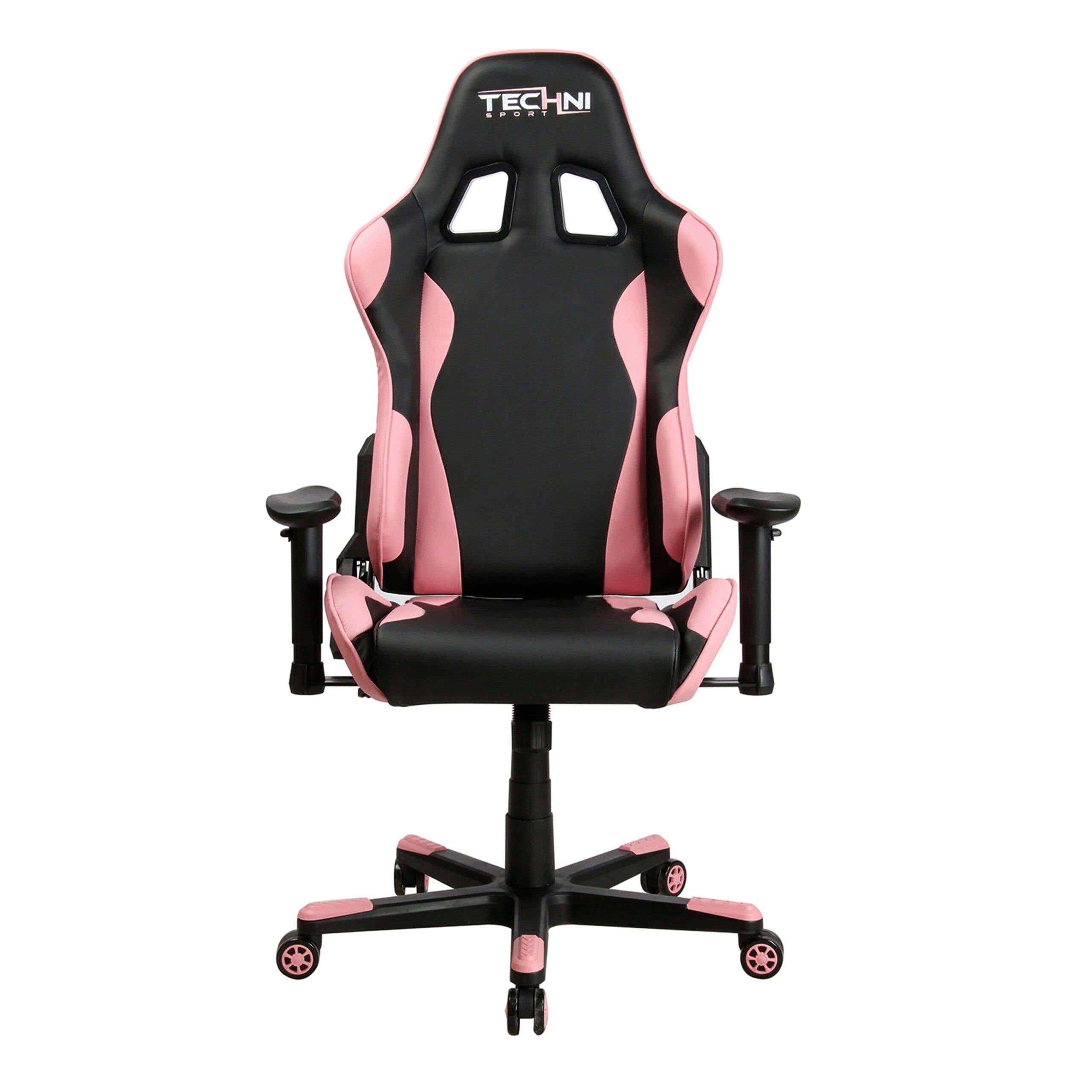 Pink High Back Racer Style Ergonomic Gaming Chair with Lumbar Support Kids’ Room Pink High Back Racer Style Ergonomic Gaming Chair with Lumbar Support Kids' Room