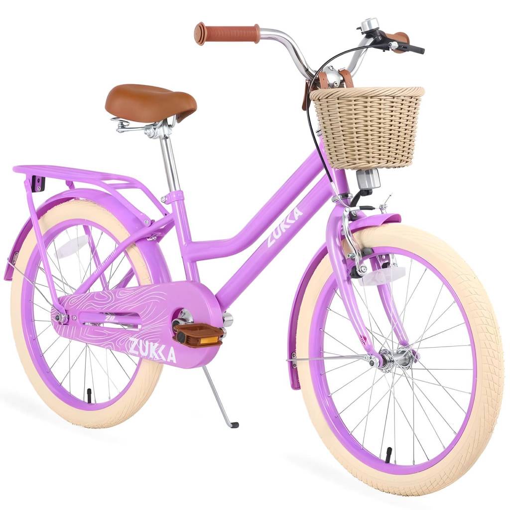 20″ Girls MTB Bike with Cute Basket – Perfect for 7-10 Year Olds Activity & Entertainment 20