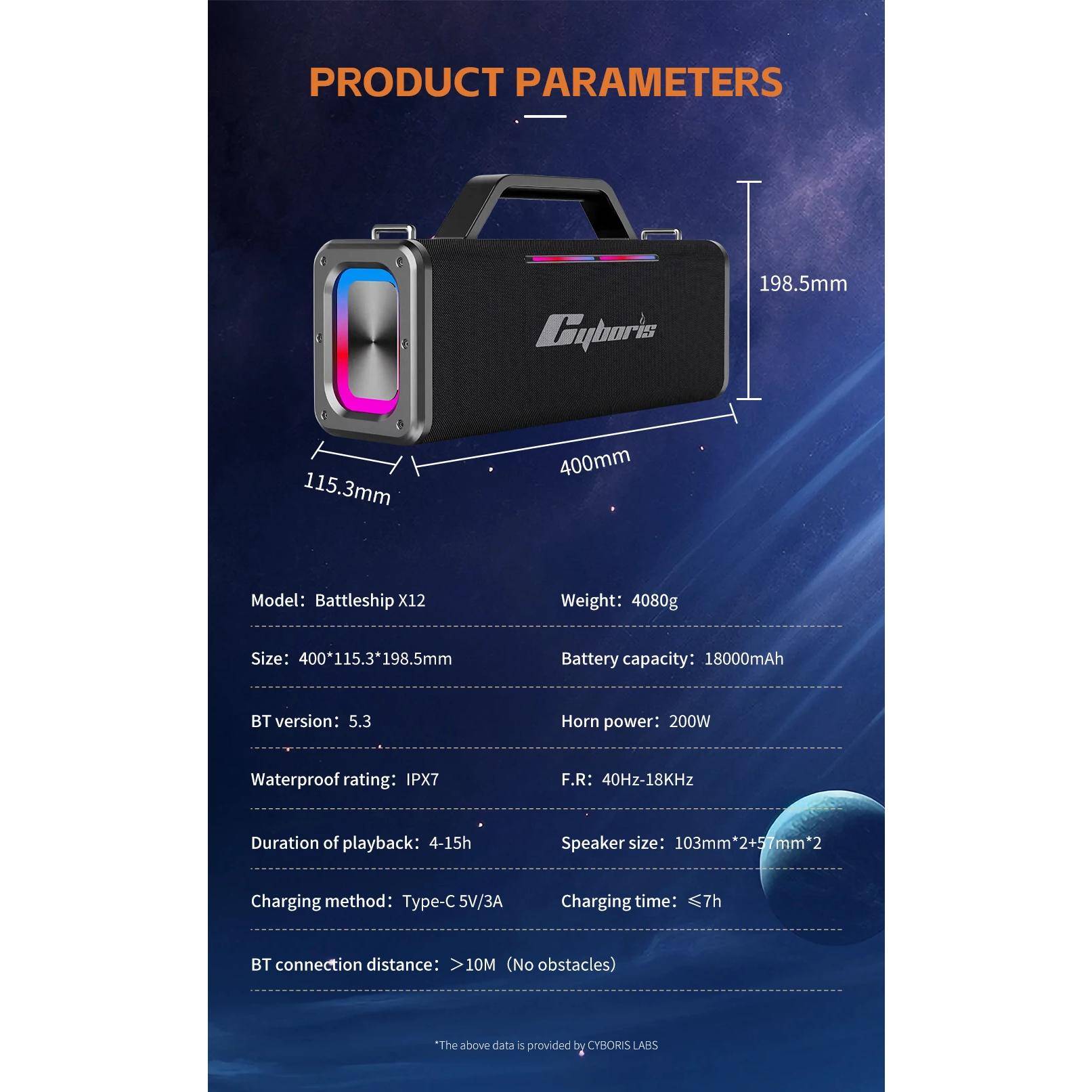 200W Wireless Bluetooth 5.3 Karaoke Speaker with Dual Mic and Subwoofer Teens’ Must-Haves Package : Speaker only|Speaker With Two Mic 200W Wireless Bluetooth 5.3 Karaoke Speaker with Dual Mic and Subwoofer Teens' Must-Haves