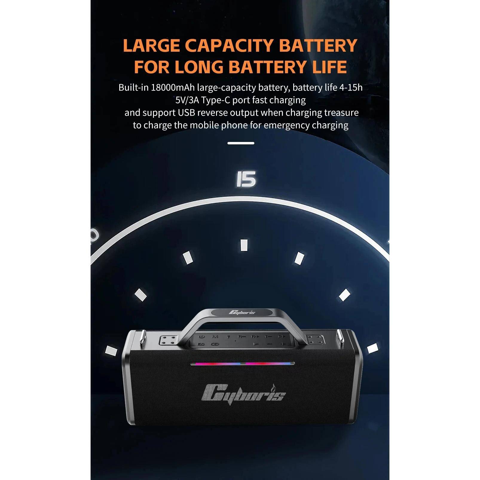 200W Wireless Bluetooth 5.3 Karaoke Speaker with Dual Mic and Subwoofer Teens’ Must-Haves Package : Speaker only|Speaker With Two Mic 200W Wireless Bluetooth 5.3 Karaoke Speaker with Dual Mic and Subwoofer Teens' Must-Haves