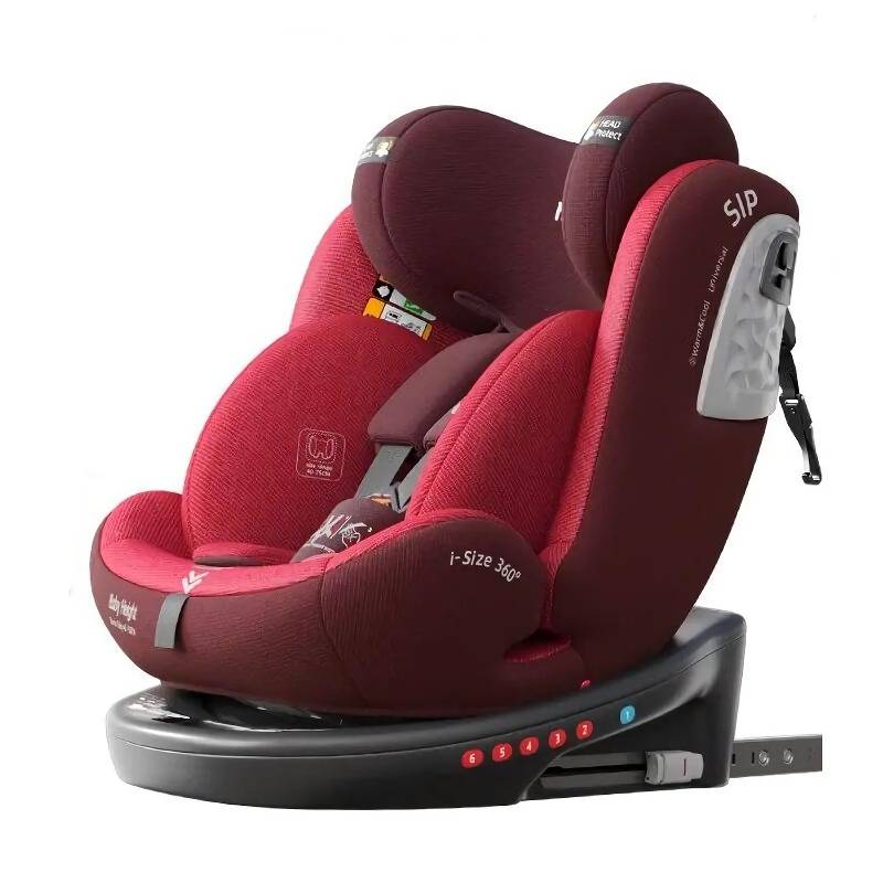 360° Rotatable Child Safety Car Seat Baby Travel Gear Color: Red 360° Rotatable Child Safety Car Seat Baby Travel Gear Color: Red