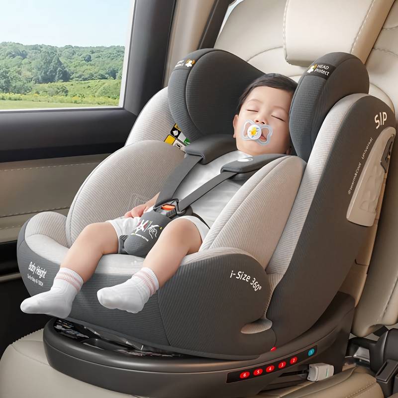 360° Rotatable Child Safety Car Seat Baby Travel Gear Color : Grey|Red|Blue 360° Rotatable Child Safety Car Seat Baby Travel Gear