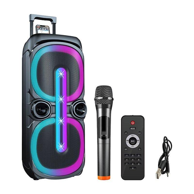 400W Dual 10″ Portable Karaoke Bluetooth Speaker with LED Lights & Wireless Mic Teens’ Must-Haves 400W Dual 10