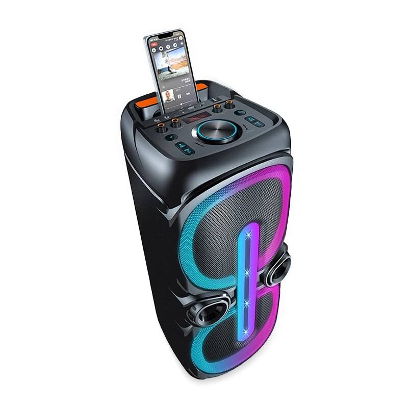 400W Dual 10″ Portable Karaoke Bluetooth Speaker with LED Lights & Wireless Mic Teens’ Must-Haves 400W Dual 10
