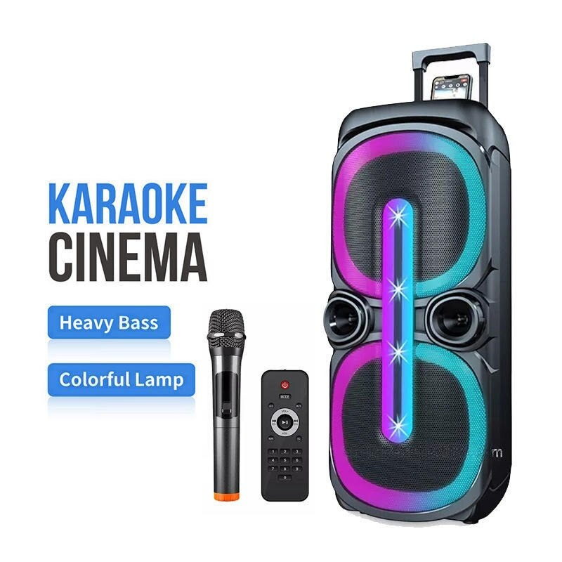 400W Dual 10″ Portable Karaoke Bluetooth Speaker with LED Lights & Wireless Mic Teens’ Must-Haves 400W Dual 10