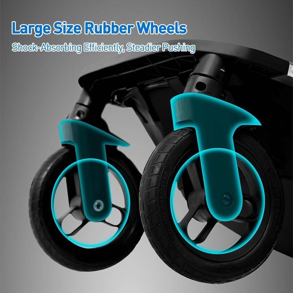 5-in-1 Portable Baby Stroller Travel System Baby Travel Gear Color : Brown 5-in-1 Portable Baby Stroller Travel System Baby Travel Gear