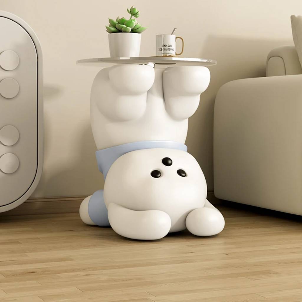 Chic Nordic Dog Coffee Table Kids’ Room Color : Blue|Yellow Chic Nordic Dog Coffee Table Kids' Room