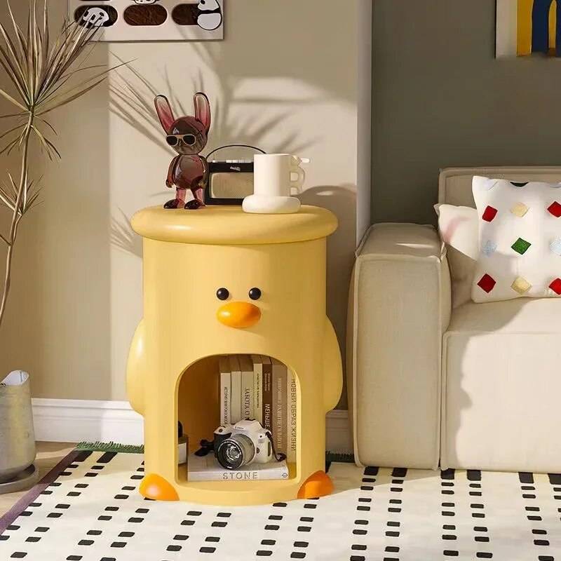 Cute Duck Resin Table for Living Room & Bedroom Decor Kids’ Room Model : Duck Table|Duck Table with Sensor Light Cute Duck Resin Table for Living Room & Bedroom Decor Kids' Room
