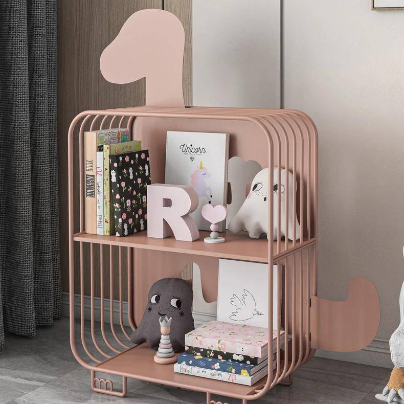 Cute Metal Children’s Bookshelf Kids’ Room Color : Pink 1|Green 1|White 1|Pink 2|Green 2|White 2 Cute Metal Children's Bookshelf Kids' Room