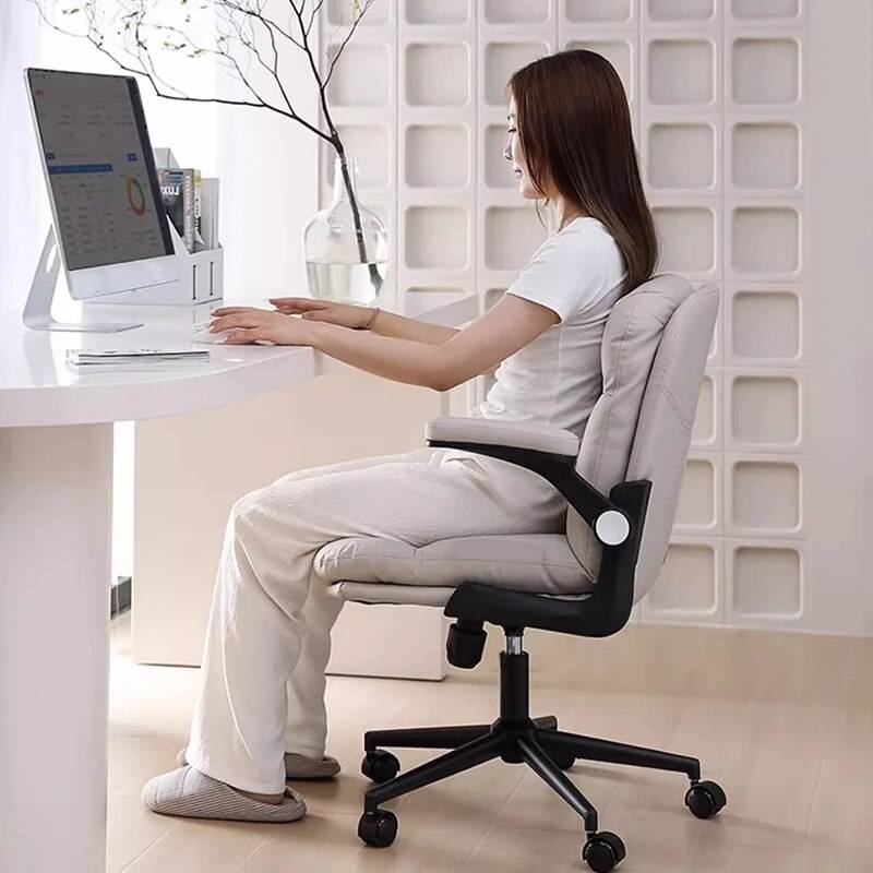 Ergonomic White Gaming & Office Chair – Comfy Swivel Recliner with Rollers Kids’ Room Style : Plush|Leather Ergonomic White Gaming & Office Chair - Comfy Swivel Recliner with Rollers Kids' Room