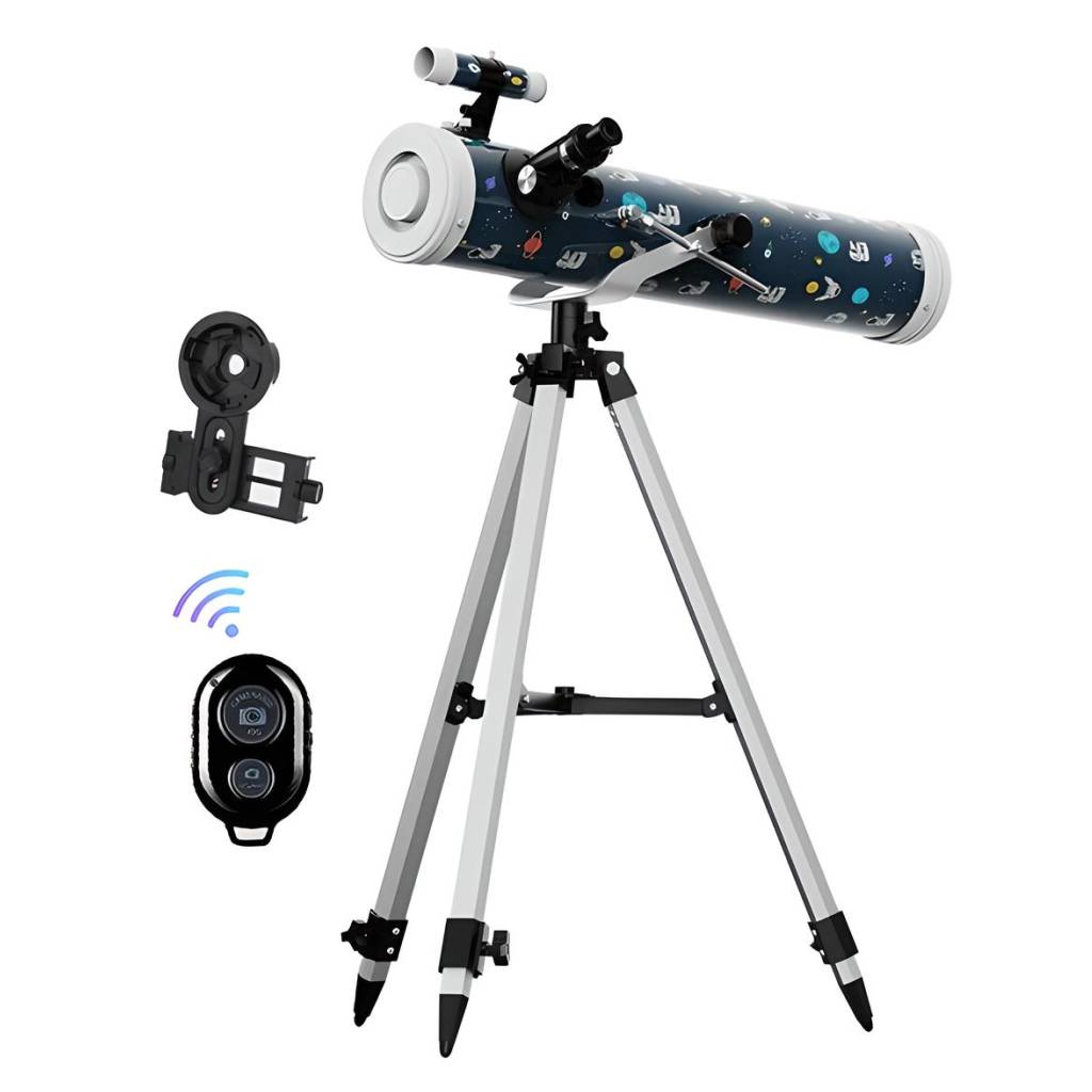 HD Astronomical Telescope for Kids – 35X-875X Magnification, 114mm Objective STEM & Learning Package : Telescope HD Astronomical Telescope for Kids - 35X-875X Magnification, 114mm Objective STEM & Learning
