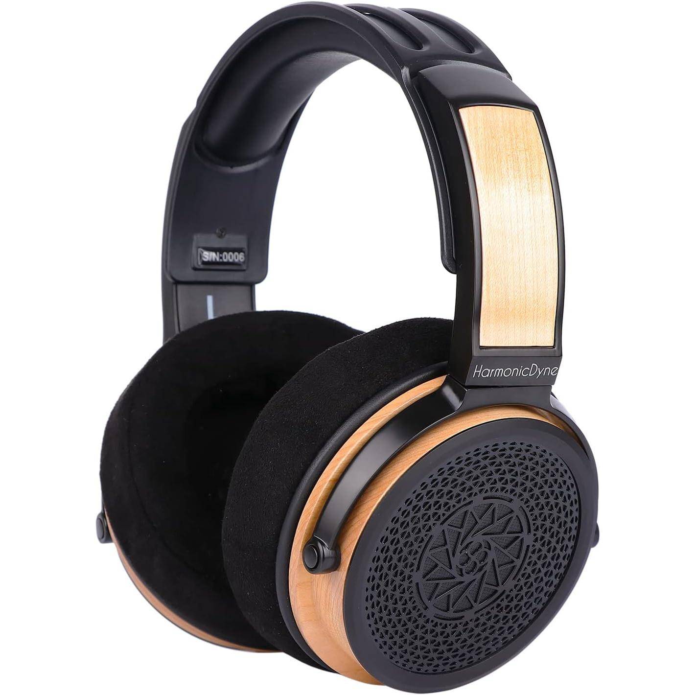 HarmonicDyne Poseidon High-Resolution Open-Back Headphones with Custom 50mm Nickel Drivers Teens’ Must-Haves Color: Black / Maple HarmonicDyne Poseidon High-Resolution Open-Back Headphones with Custom 50mm Nickel Drivers Teens' Must-Haves Color: Black / Maple