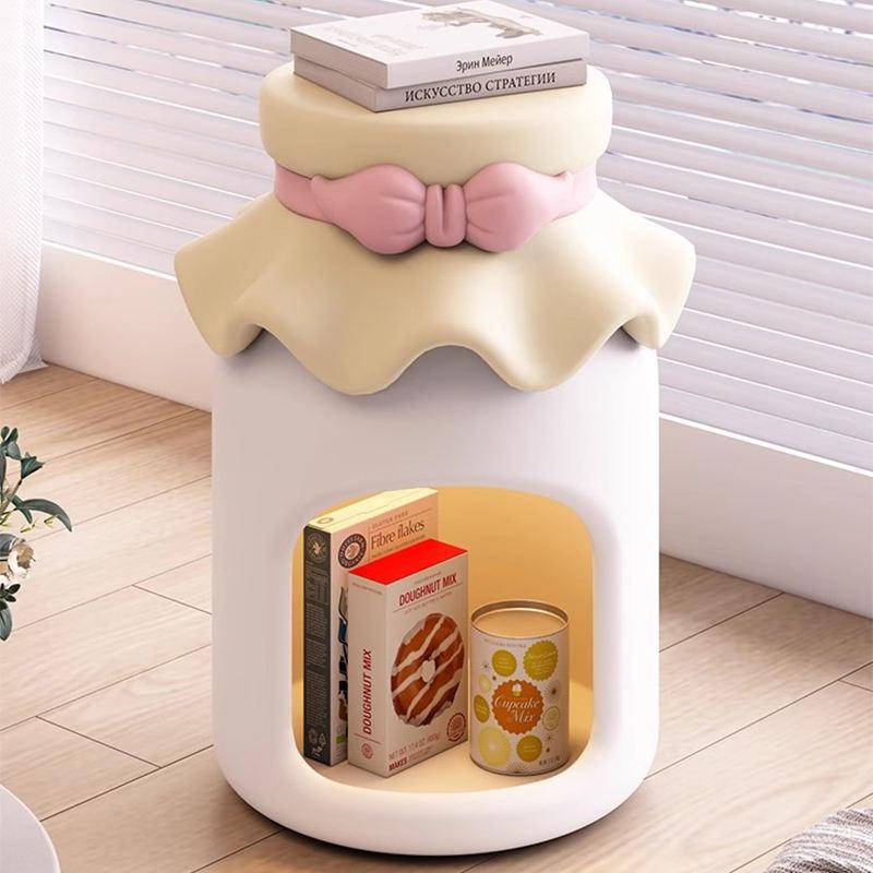 Kawaii Luxury Kids Nightstand – Cute Minimalist Modern Bedside Table Kids’ Room Color : Pink|White Kawaii Luxury Kids Nightstand - Cute Minimalist Modern Bedside Table Kids' Room