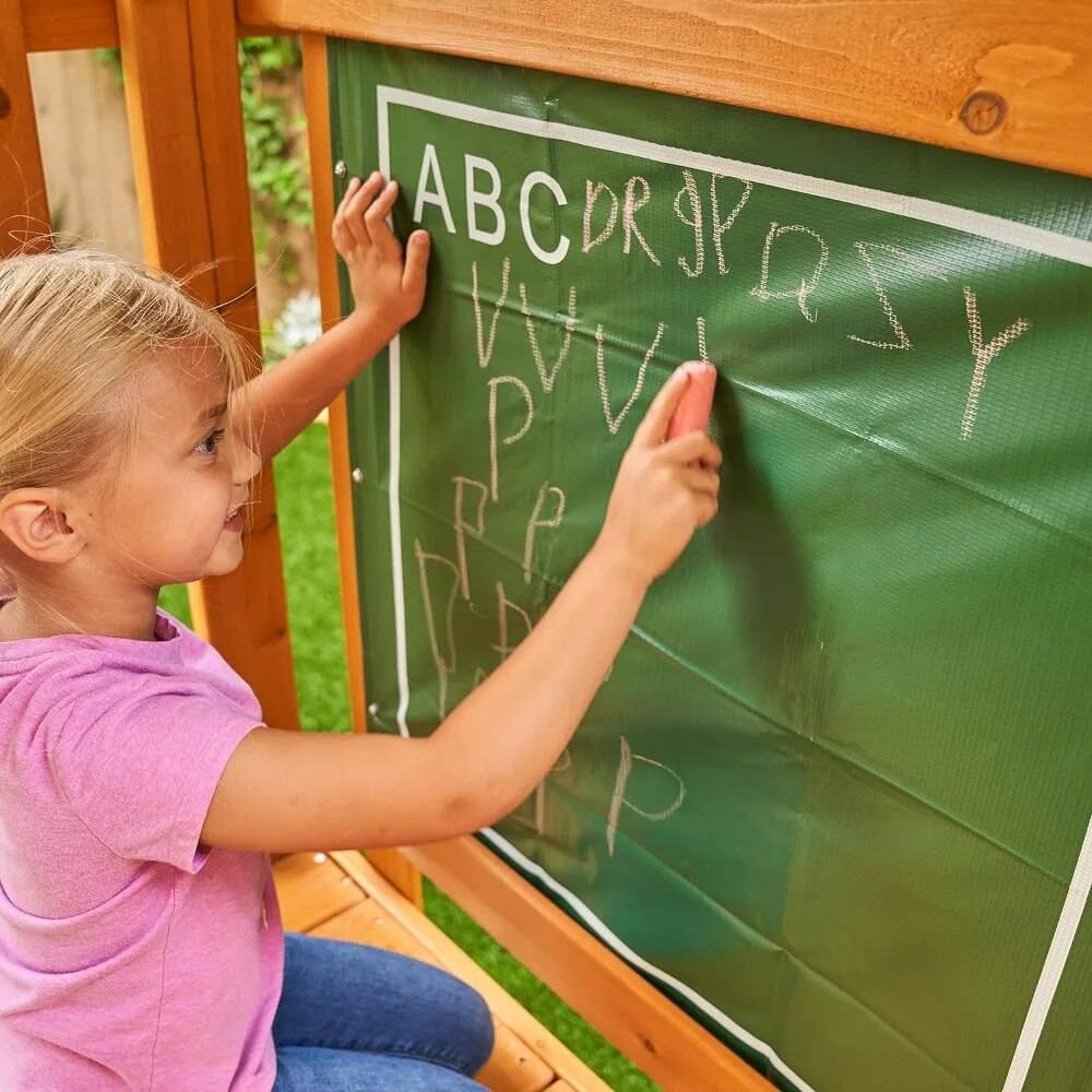 Kid-Friendly Outdoor Wooden Swing Set & Playground Equipment Activity & Entertainment Kid-Friendly Outdoor Wooden Swing Set & Playground Equipment Activity & Entertainment