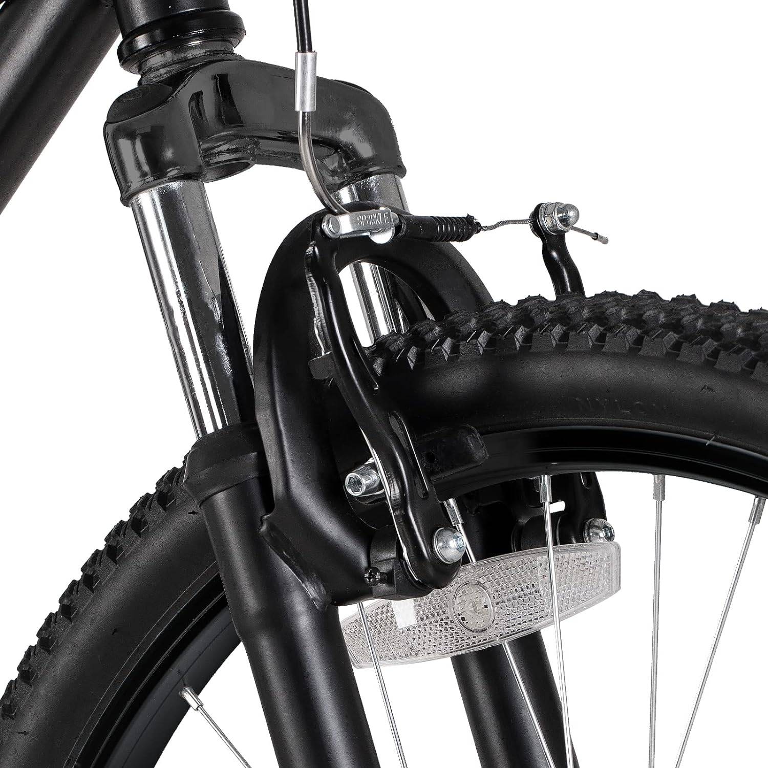 Kids’ 24-Inch Mountain Bike with Front Suspension – Perfect for Ages 7 to 15 Activity & Entertainment Color : Green|Black|Pink Kids' 24-Inch Mountain Bike with Front Suspension - Perfect for Ages 7 to 15 Activity & Entertainment