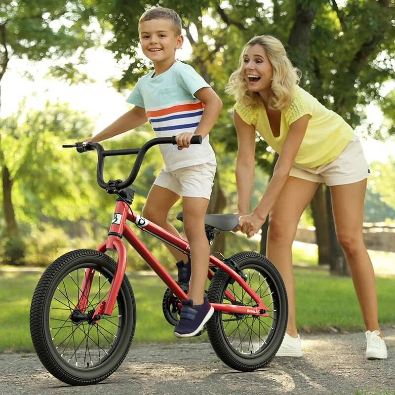 Kids’ Adjustable Mountain Bike: 20″ High Carbon Frame with Training Wheels Activity & Entertainment Model : Silver High Handlebar|Silver Low Handlebar|Luxury Silver High Handlebar|Luxury Red High Handlebar|Red High Handlebar|Red Low Handlebar|Luxury Silver Low Handlebar|Luxury Red Low Handlebar Kids' Adjustable Mountain Bike: 20