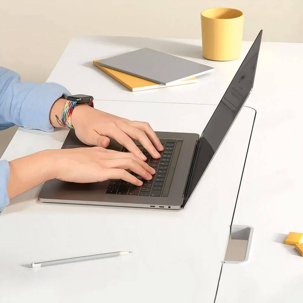 Kids' Creative Study Table with Chair - White Minimalist Desk for Children's Room Kids' Room 