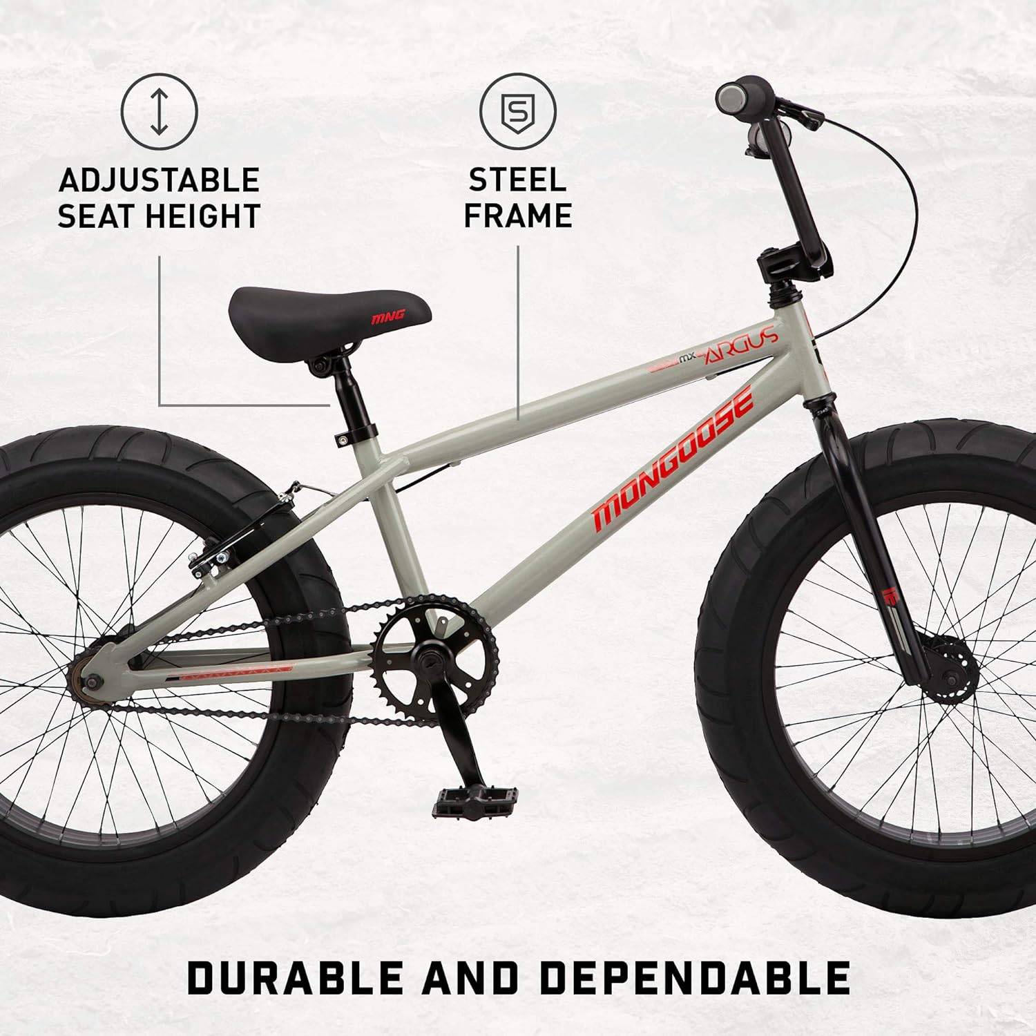 Kids Fat Tire Mountain Bike – 20-Inch Wheels, Single Speed, Steel Frame Activity & Entertainment Kids Fat Tire Mountain Bike - 20-Inch Wheels, Single Speed, Steel Frame Activity & Entertainment