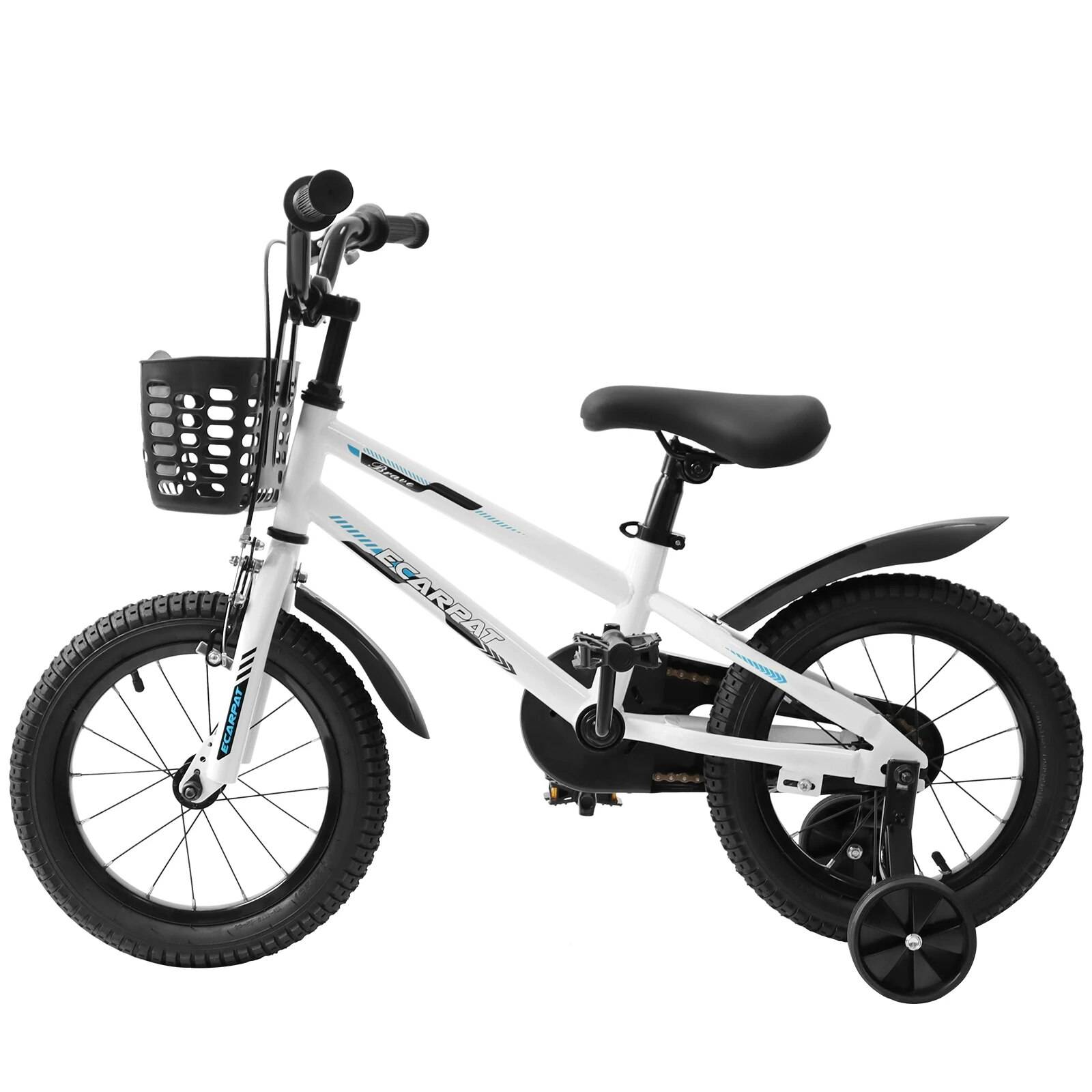 Kids Freestyle Bicycle 14″/16″ with Training Wheels, Bell, Basket, and Fender – Safe and Fun Cycling for 3-12 Years Old Activity & Entertainment Kids Freestyle Bicycle 14