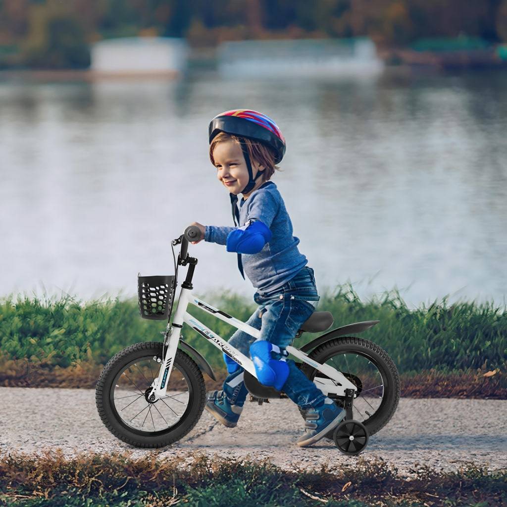 Kids Freestyle Bicycle 14″/16″ with Training Wheels, Bell, Basket, and Fender – Safe and Fun Cycling for 3-12 Years Old Activity & Entertainment Kids Freestyle Bicycle 14