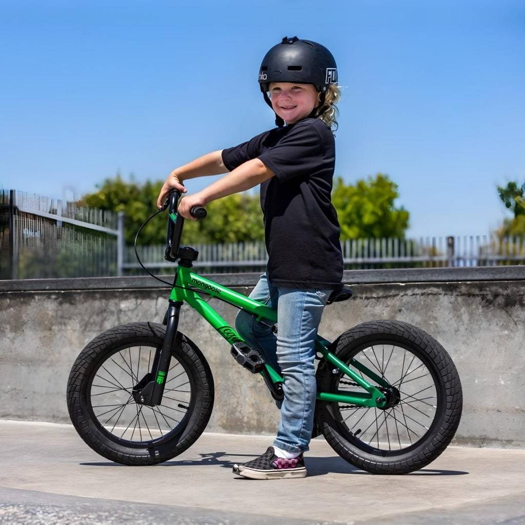 Kids Freestyle Sidewalk BMX Bike – Hi-Ten Steel Frame, 16″ Wheels for Beginner Riders Activity & Entertainment Kids Freestyle Sidewalk BMX Bike - Hi-Ten Steel Frame, 16