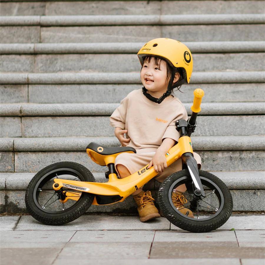Lightweight Balance Training Bike for Toddlers 2-5 Years – Adjustable, No Pedal Design in Ultra Cool Colors Activity & Entertainment Style : Mocha|Yellow Lightweight Balance Training Bike for Toddlers 2-5 Years - Adjustable, No Pedal Design in Ultra Cool Colors Activity & Entertainment