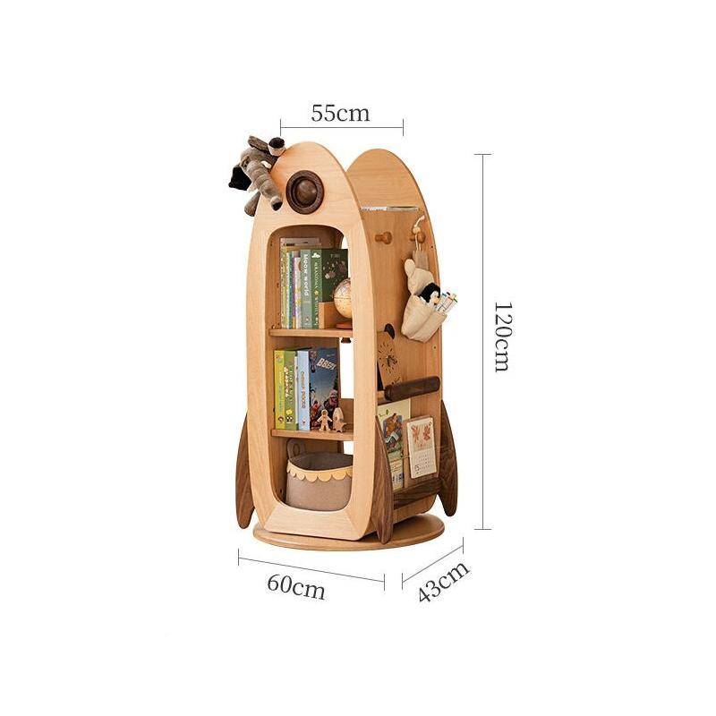 Mid-Century Modern Bookcase & Toy Storage Cubby for Small Spaces Kids’ Room Color: Brown Mid-Century Modern Bookcase & Toy Storage Cubby for Small Spaces Kids' Room Color: Brown