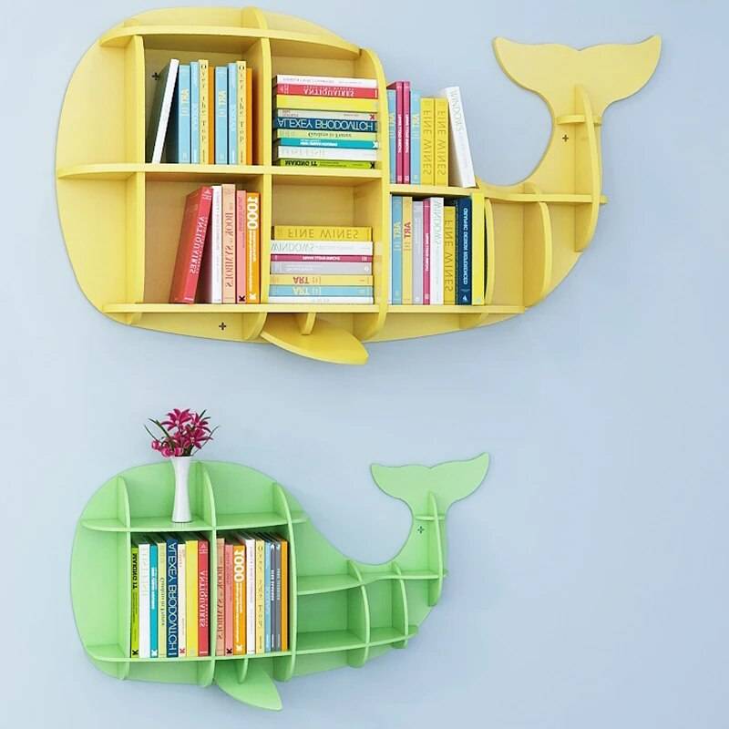 Minimalist Nordic Cute Whale Wall-Mounted Bookshelf for Kids Room & Living Room Kids’ Room Color : Yellow 108×56 cm|Pink 108×56 cm|Blue 108×56 cm|Green 108×56 cm|Beige 108×56 cm|Brown 108×56 cm|Yellow 160×83 cm|Yellow 76×39 cm|Brown 160×83 cm|Pink 160×83 cm|Green 160×83 cm|Green 76×39 cm|Beige 160×83 cm|Blue 160×83 cm|Blue 76×39 cm|Pink 76×39 cm|Brown 76×39 cm|Beige 76×39 cm Minimalist Nordic Cute Whale Wall-Mounted Bookshelf for Kids Room & Living Room Kids' Room