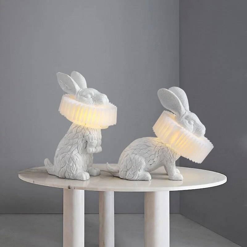 Modern Cartoon Rabbit LED Table Lamp for Kids Bedroom & Study Room Kids’ Room Style : Sitting|Standing|Lying Modern Cartoon Rabbit LED Table Lamp for Kids Bedroom & Study Room Kids' Room