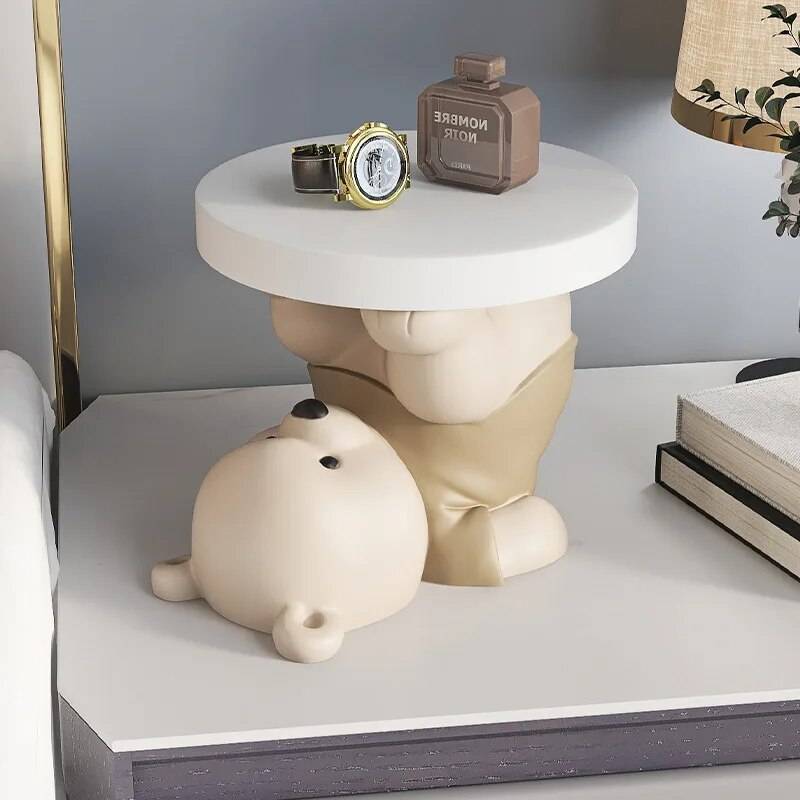 Modern Moroccan Style Small White Bedside Table for Bedroom & Study Kids’ Room Color: Brown Modern Moroccan Style Small White Bedside Table for Bedroom & Study Kids' Room Color: Brown