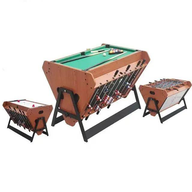 Multi-Game Table: Pool, Air Hockey & Foosball Activity & Entertainment Multi-Game Table: Pool, Air Hockey & Foosball Activity & Entertainment