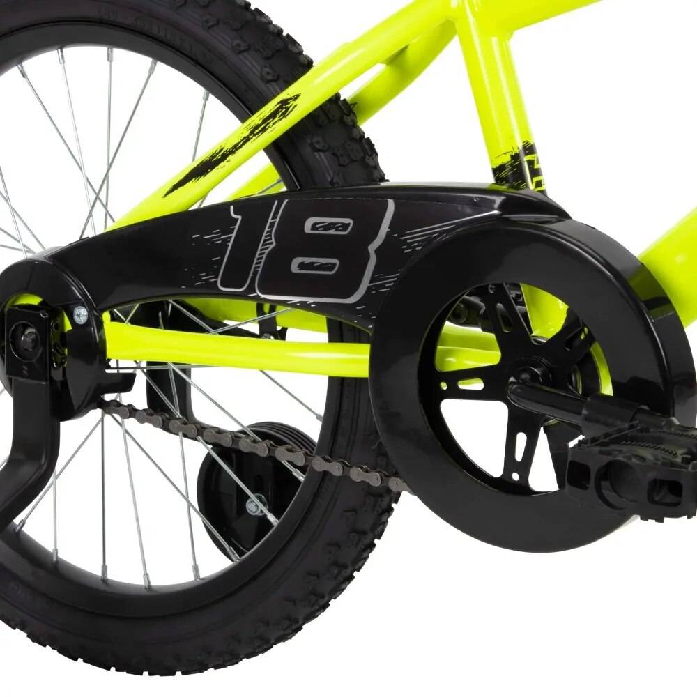 Neon Yellow 18″ Rock It Boys Bike: Quick Assembly & Comfort Ride Activity & Entertainment Neon Yellow 18