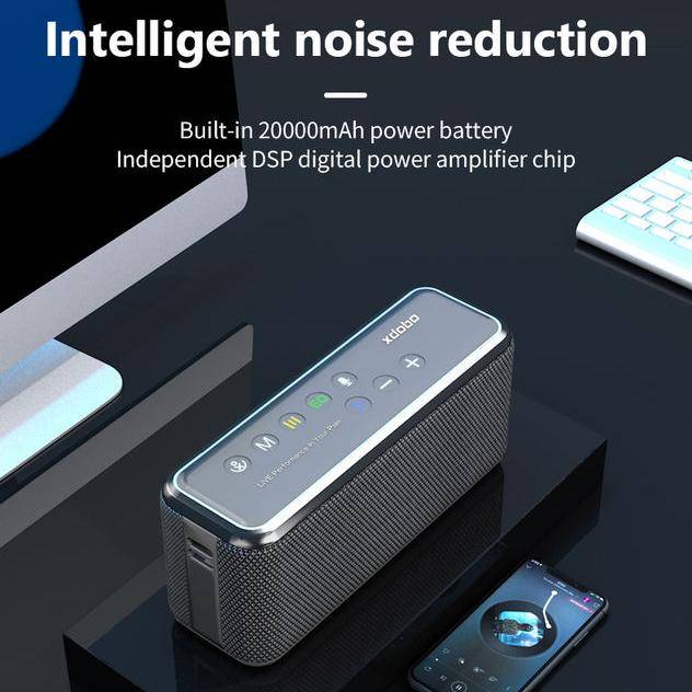 Portable 100W Wireless Bluetooth Speaker with TWS Subwoofer & 20,000mAh Battery Teens’ Must-Haves Portable 100W Wireless Bluetooth Speaker with TWS Subwoofer & 20,000mAh Battery Teens' Must-Haves
