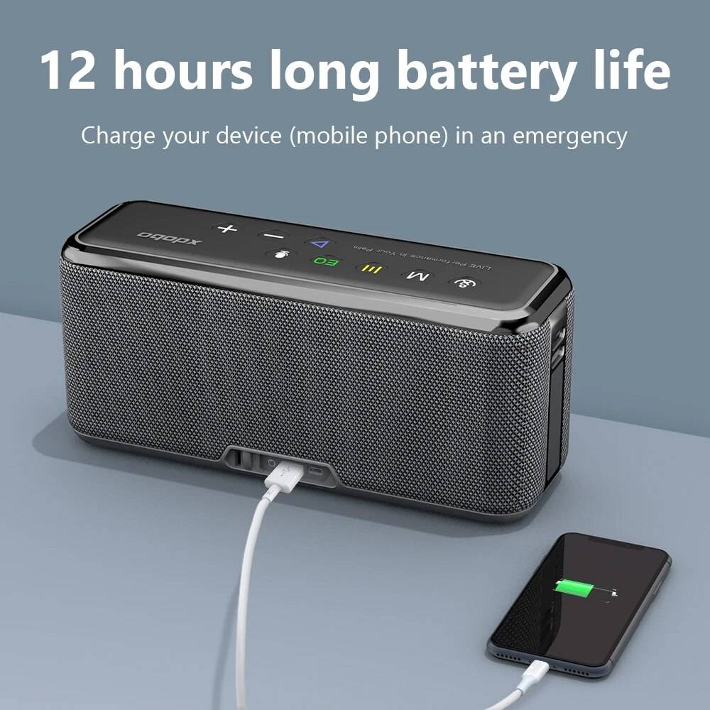 Portable 100W Wireless Bluetooth Speaker with TWS Subwoofer & 20,000mAh Battery Teens’ Must-Haves Portable 100W Wireless Bluetooth Speaker with TWS Subwoofer & 20,000mAh Battery Teens' Must-Haves