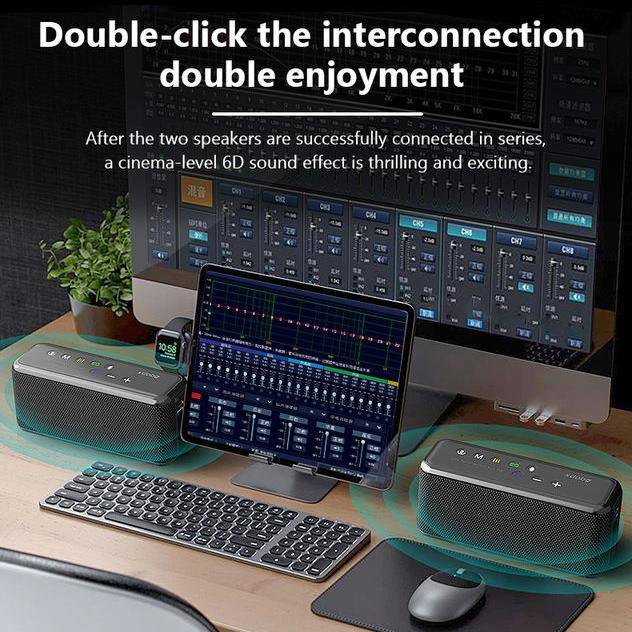 Portable 100W Wireless Bluetooth Speaker with TWS Subwoofer & 20,000mAh Battery Teens’ Must-Haves Portable 100W Wireless Bluetooth Speaker with TWS Subwoofer & 20,000mAh Battery Teens' Must-Haves