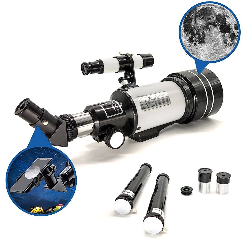 Portable 70mm Astronomical Telescope with Tripod – Explore the Cosmos! STEM & Learning Model : White|Yellow|Light Cyan|Cyan With Clip Bluetooth|White With Clip Bluetooth|Yellow With Clip Bluetooth Portable 70mm Astronomical Telescope with Tripod - Explore the Cosmos! STEM & Learning