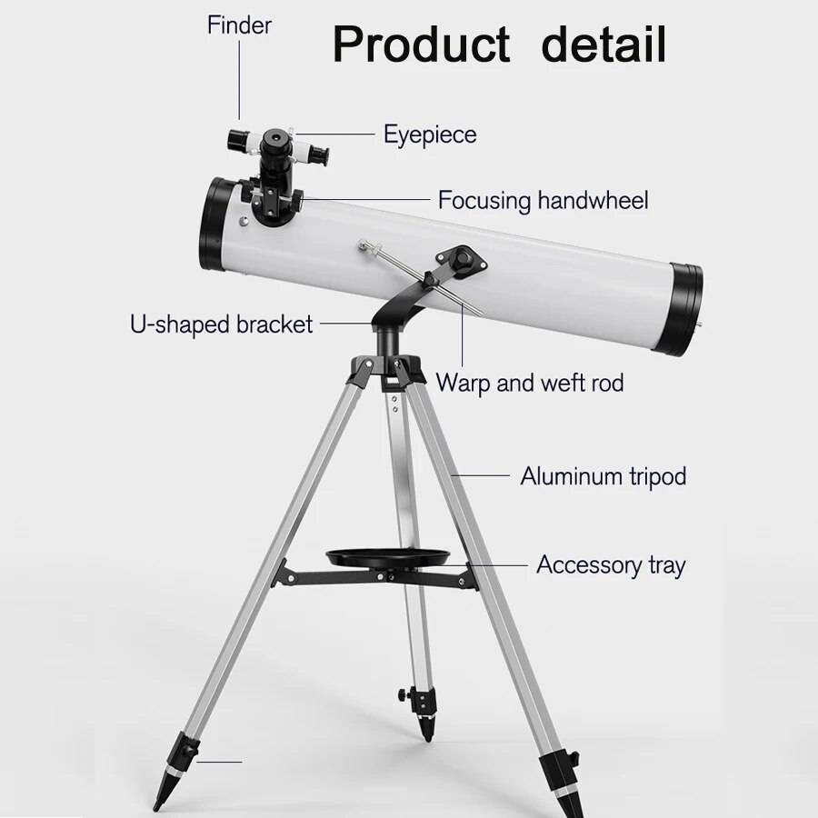 Professional Astronomical Telescope 875X HD Monocular with Moon & Sun Filter for Stargazing and Bird Watching STEM & Learning Professional Astronomical Telescope 875X HD Monocular with Moon & Sun Filter for Stargazing and Bird Watching STEM & Learning