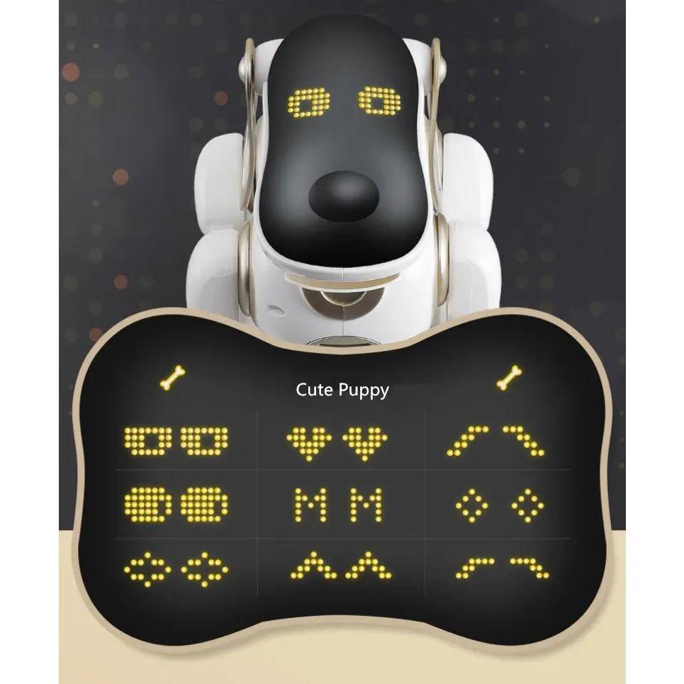 Smart Interactive Robot Dog: Your Child’s Talking, Singing, and Learning Companion Activity & Entertainment Color : White Smart Interactive Robot Dog: Your Child's Talking, Singing, and Learning Companion Activity & Entertainment