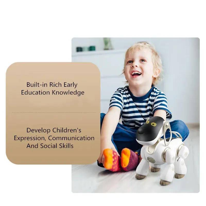 Smart Interactive Robot Dog: Your Child’s Talking, Singing, and Learning Companion Activity & Entertainment Color : White Smart Interactive Robot Dog: Your Child's Talking, Singing, and Learning Companion Activity & Entertainment