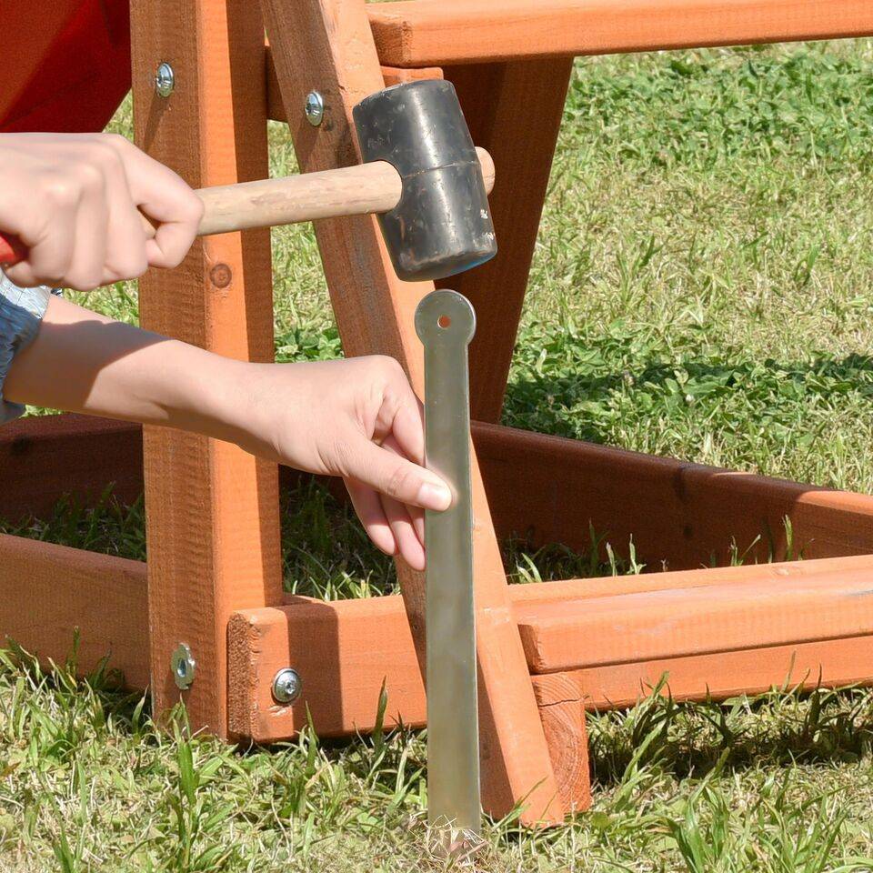Solid Wood Outdoor Playset: Swing, Slide & Climbing Adventure for Kids Activity & Entertainment Solid Wood Outdoor Playset: Swing, Slide & Climbing Adventure for Kids Activity & Entertainment