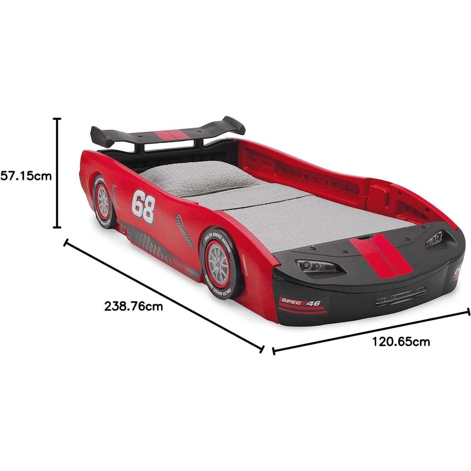 Turbo Race Car Twin Bed for Kids – Dreamy Nights in Speedy Delight Kids’ Room Color : Red|Blue|Black|Pink Turbo Race Car Twin Bed for Kids - Dreamy Nights in Speedy Delight Kids' Room