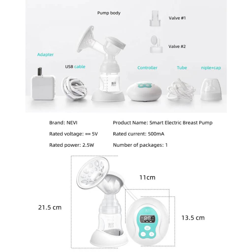 USB Breast Pump for Postpartum Women Baby Care Color : White USB Breast Pump for Postpartum Women Baby Care